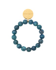 Mini Beads Flex Bracelet teal marble