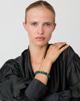 Mini Beads Flex Bracelet teal marble