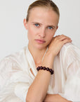 Beads Flex Bracelet bordeaux marble