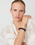Stone Flex Bracelet black marble