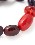 Unique Bracelet aubergine marble