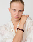 Mini Stone Flex Bracelet bordeaux marble