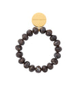 Mini Stone Flex Bracelet dark brown marble