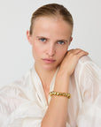 Mini Stone Flex Bracelet gold