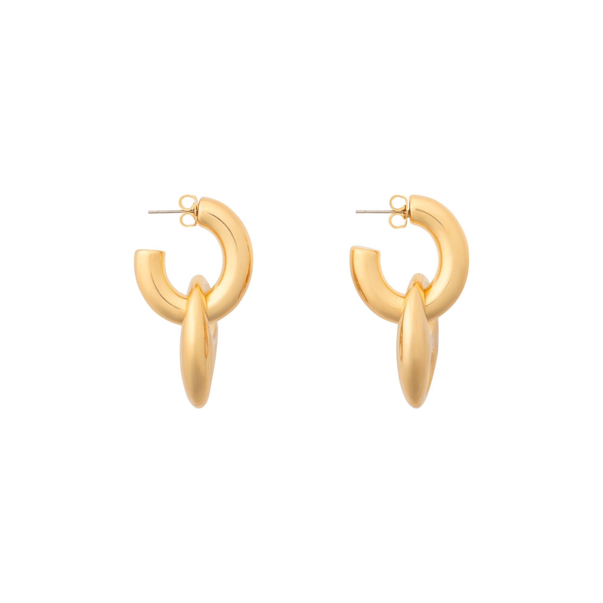 Disc Creole Earring gold