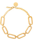 Bold Link Necklace gold