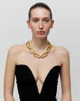 Bold Link Necklace gold