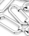 Bold Link Necklace silver
