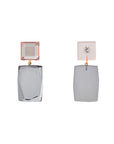 Galaxy Earrings clear red