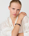 Clic Bangle ikat marble