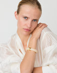 Clic Bangle latte marble