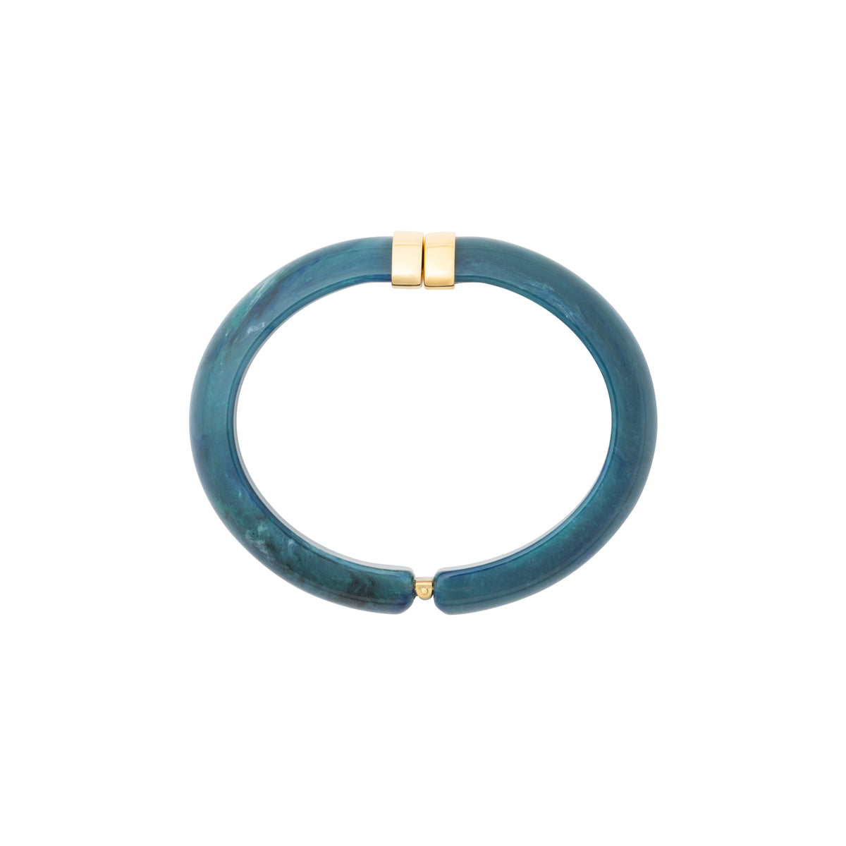 Clic Bangle teal marble