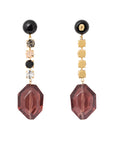 Rhinestone Clear Earring clear taupe