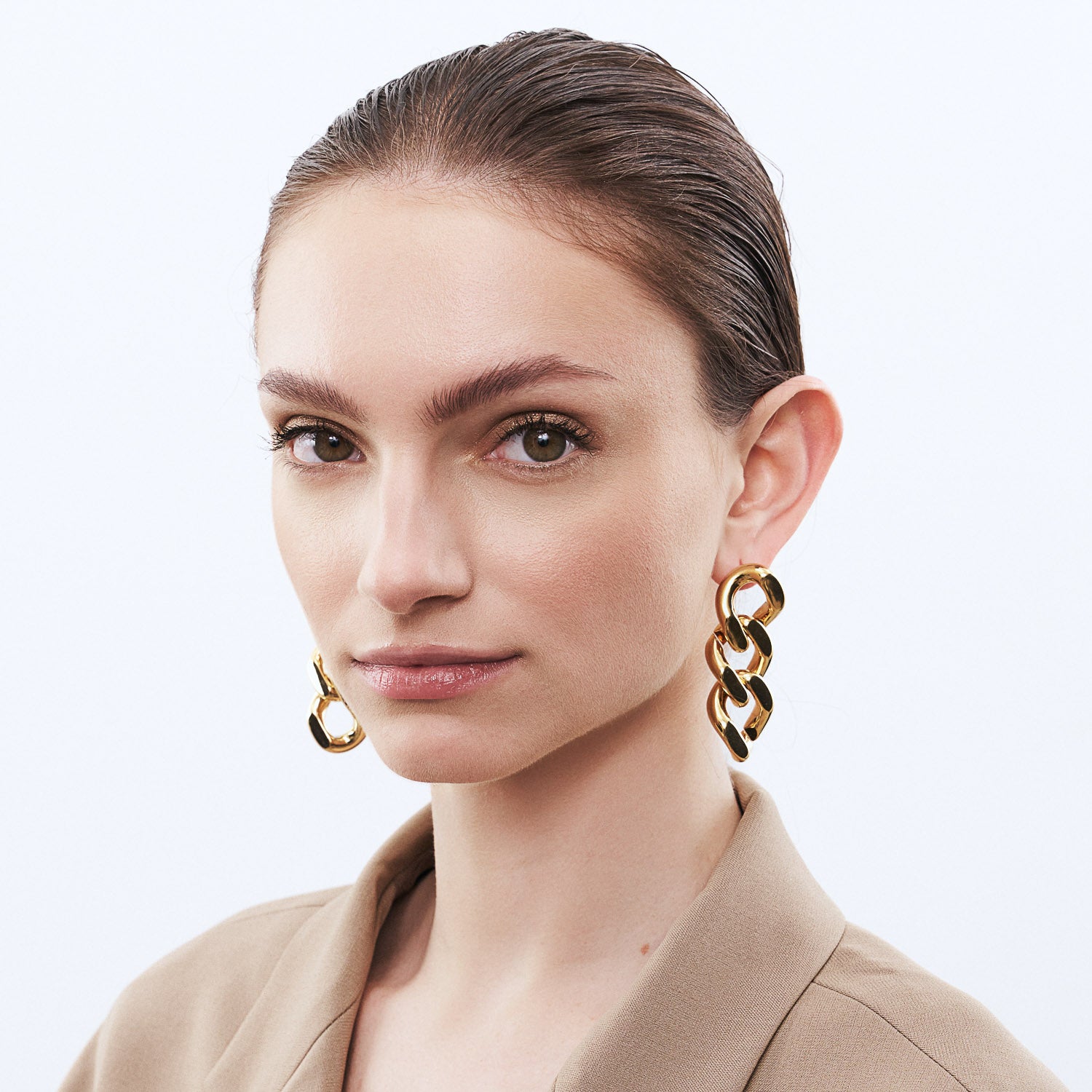 Buy Modern Long Fancy Earring Designs White Crystal with White Stone Multi Chain  Earrings