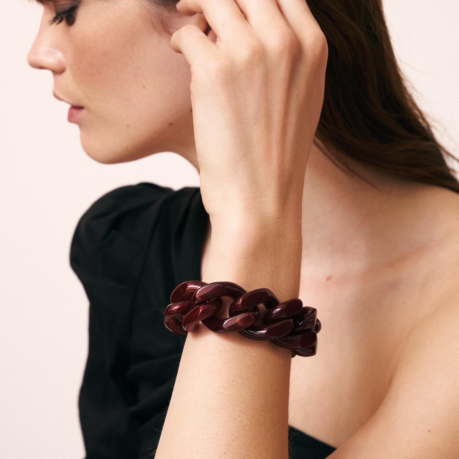 GREAT Bracelet Bordeaux Marble - Vanessa Baroni