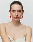 Single Coral Earring coral