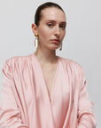 Galaxy Drop Earring gold clear taupe