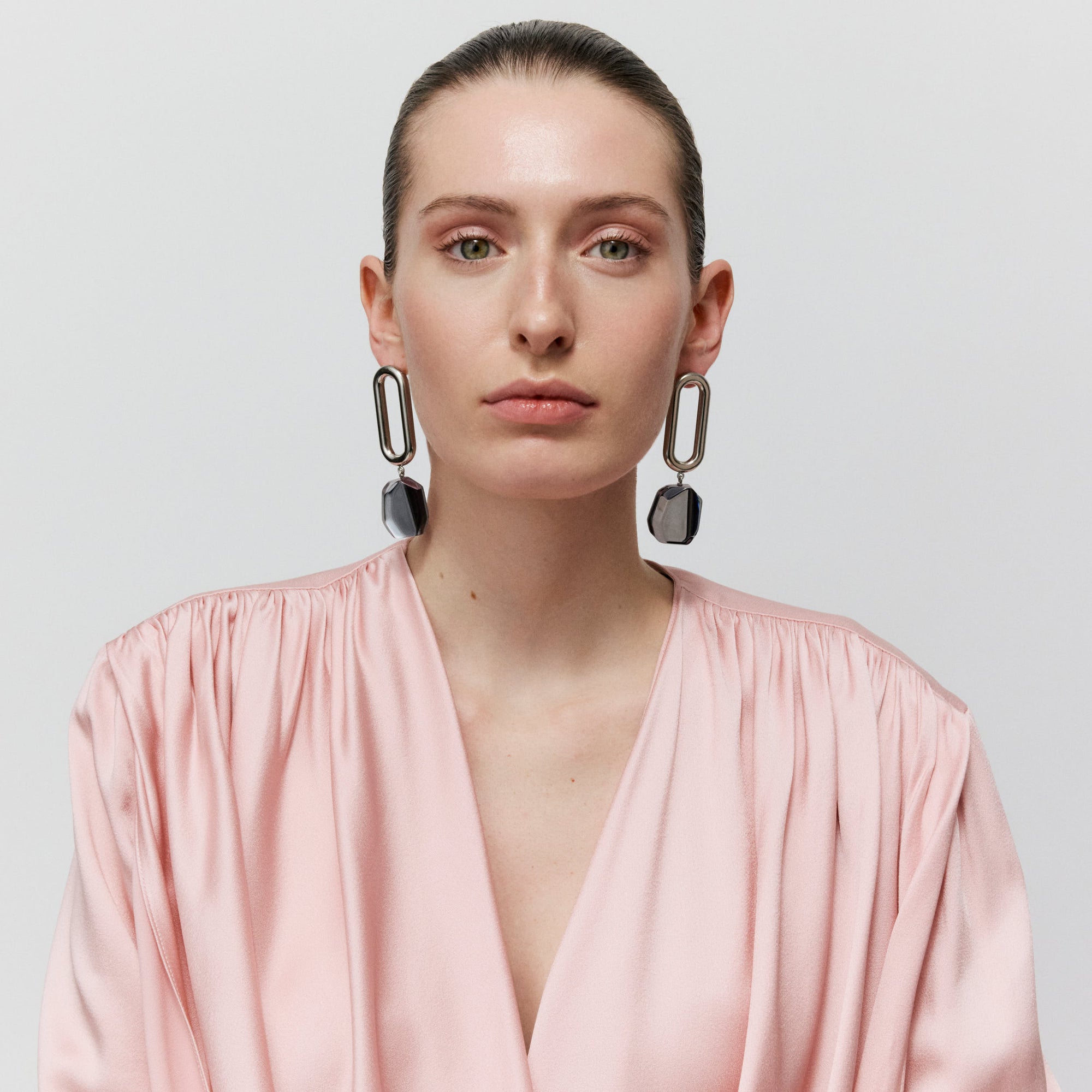 Galaxy Bold Link Earring silver