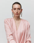 Bold Link Bead Earring silver