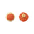 Vintage Round Earring orange