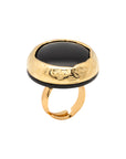 Vintage Round Ring black