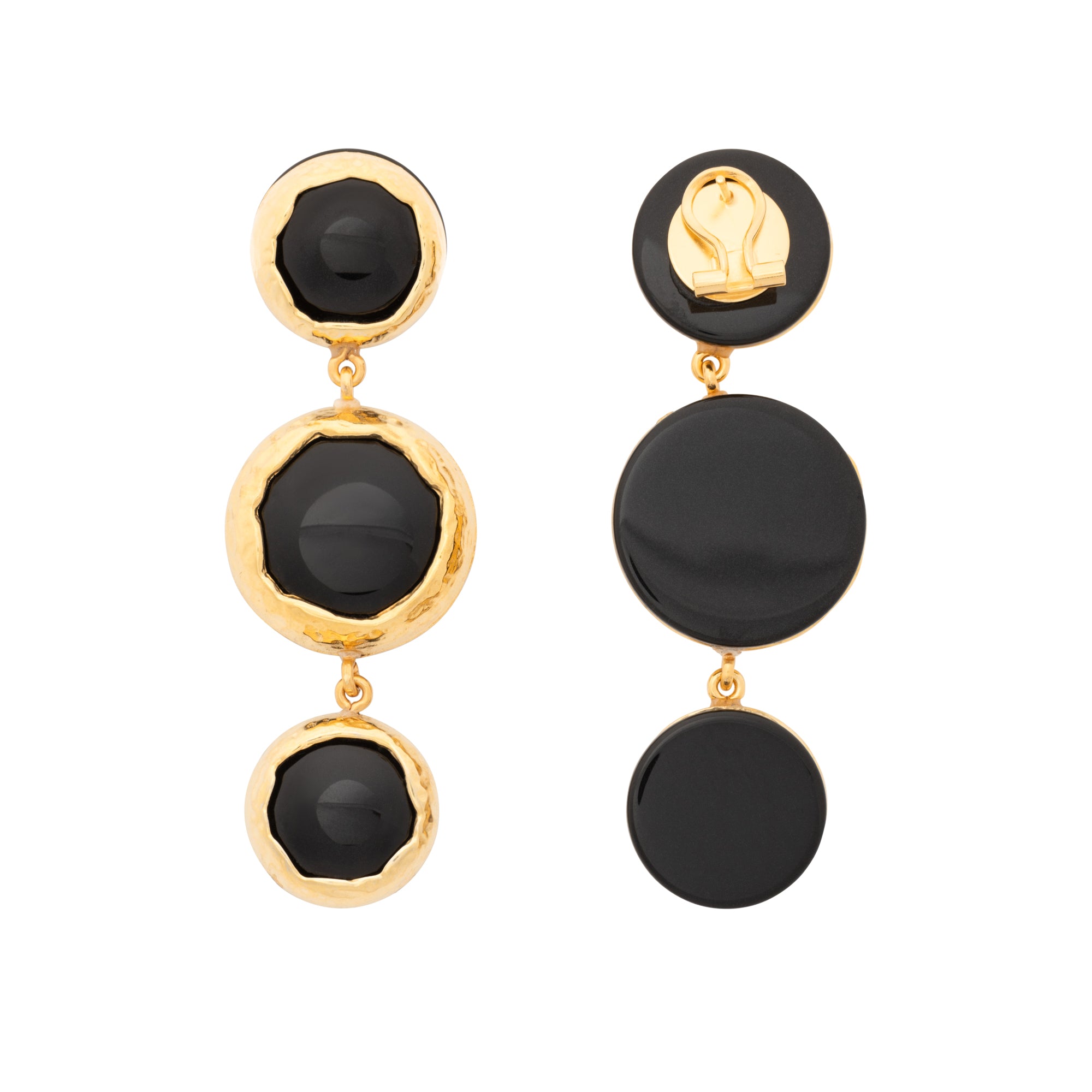 Vintage Triple Earring black