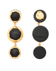 Vintage Triple Earring black