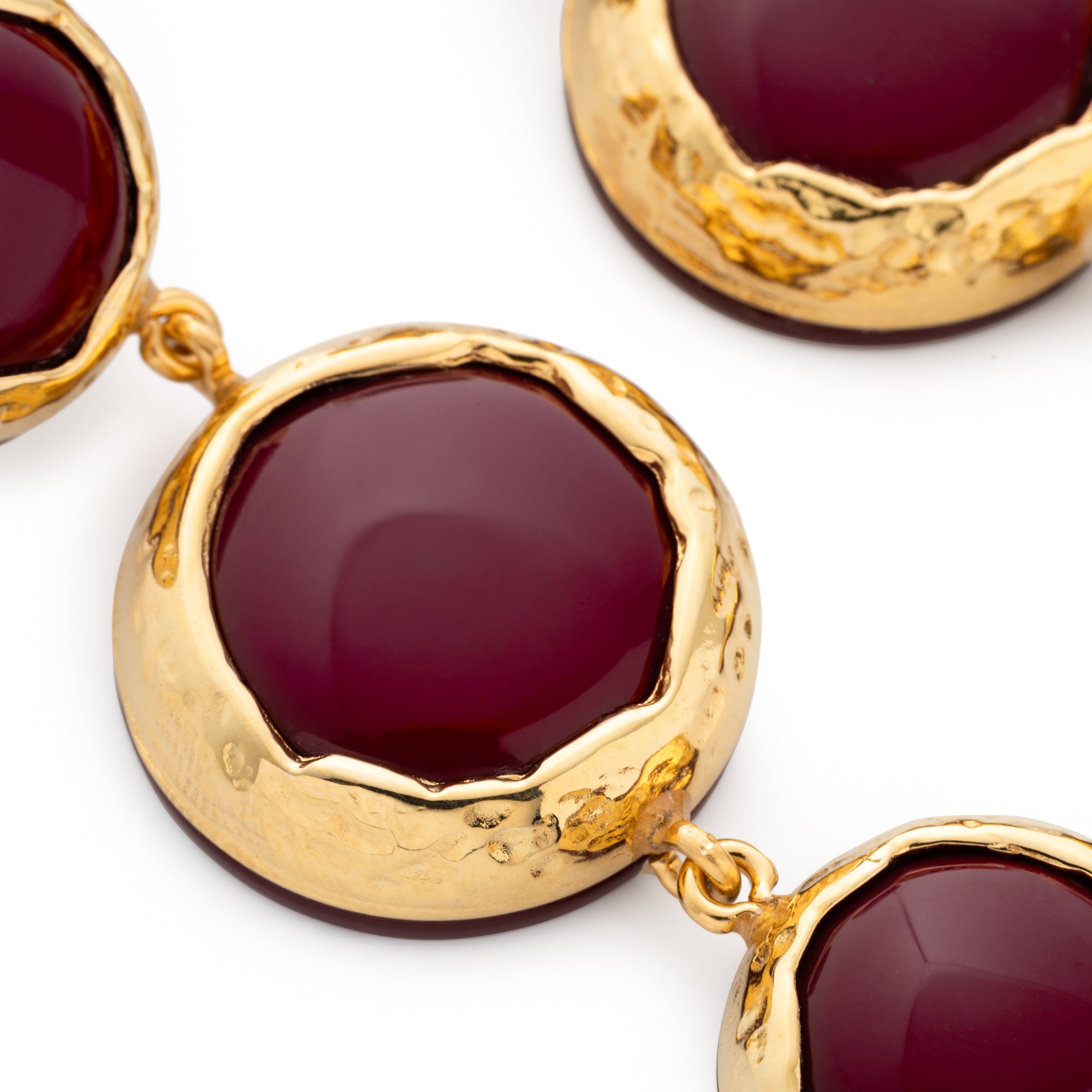 Vintage Triple Earring bordeaux