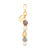 Winter Ibiza Key Chain Charm green beige