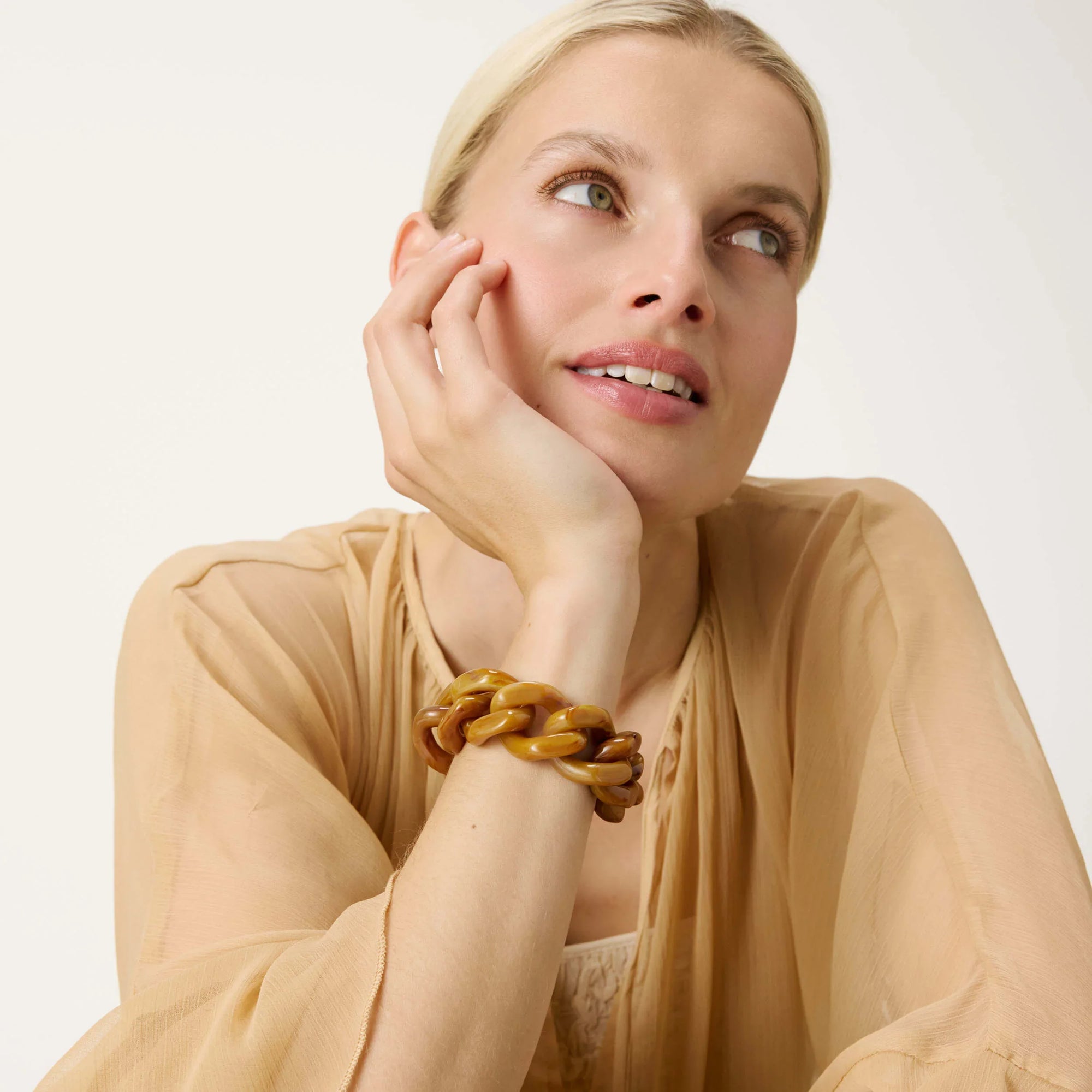 Great Bracelet mustard marble