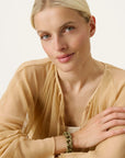 Mini Flat Chain Bracelet light olive