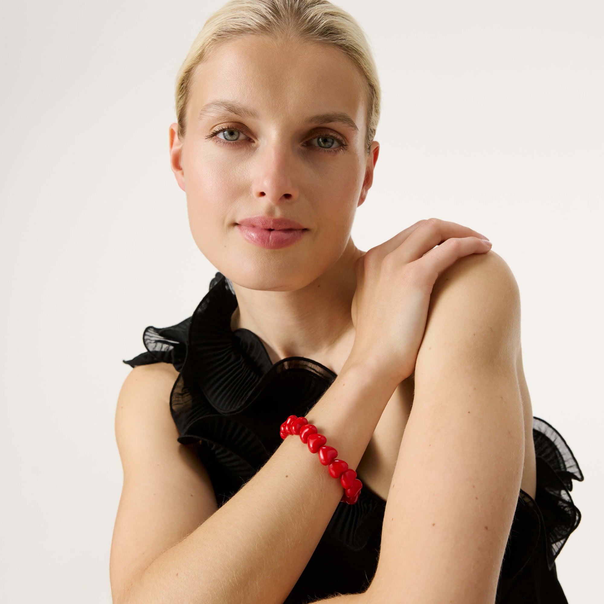 Hearts Bracelet scarlet red