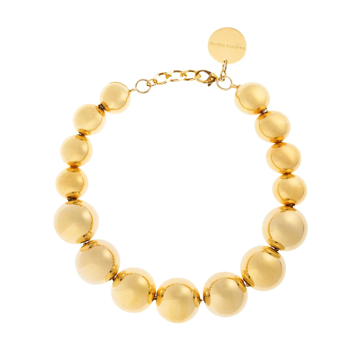 Beads Necklace Gold