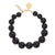 Beads Necklace Matt Grey