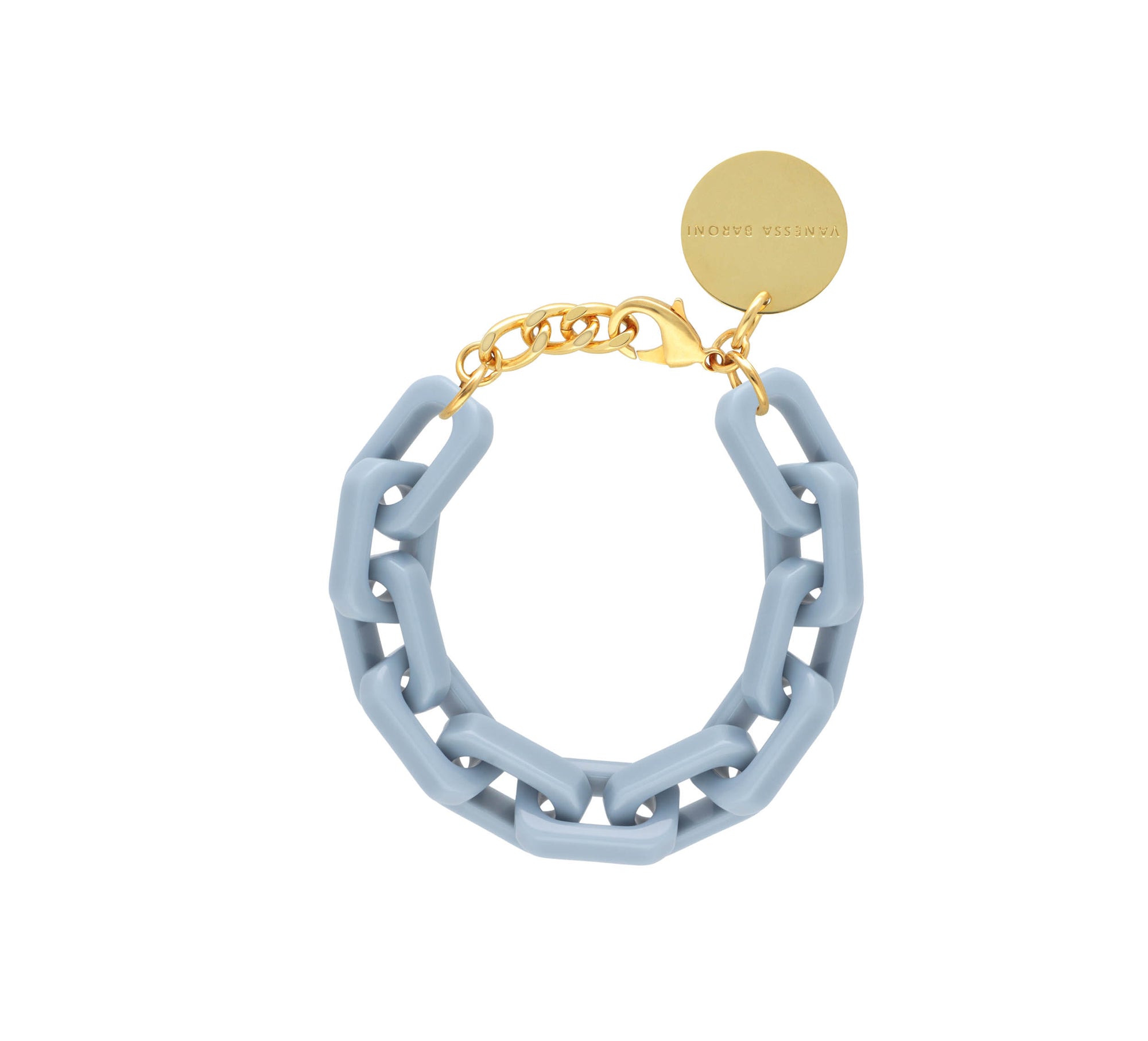Tank Bracelet pigeon blue - Vanessa Baroni