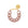 Flat Chain Bracelet Clear Taupe - Vanessa Baroni