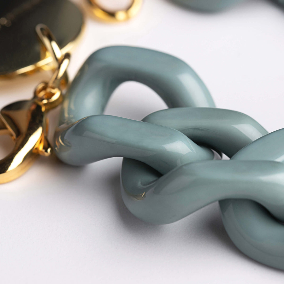 Flat Chain Bracelet turquoise