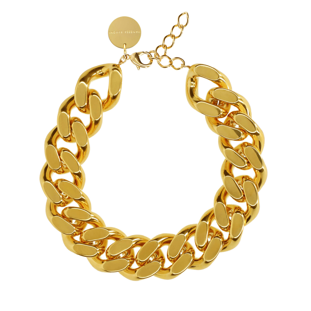 BIG Flat Chain Necklace Gold